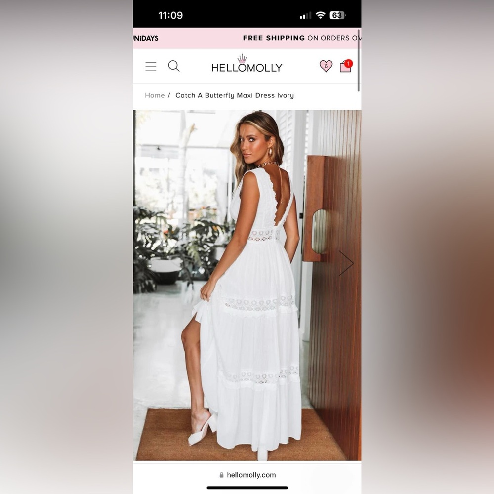 White dress